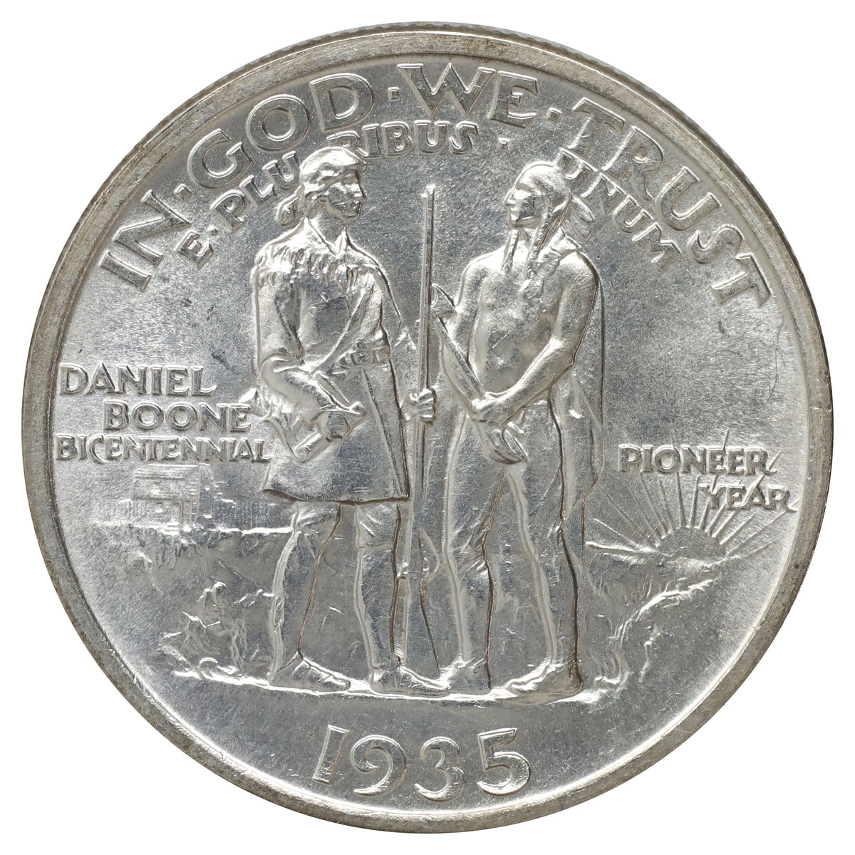 1935 Daniel Boone USA Half Dollar Choice Brilliant Uncirculated (MS64) $