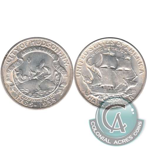 1935 Hudson NY Sesquicentennial USA Half Dollar Brilliant UNC. (MS63) $