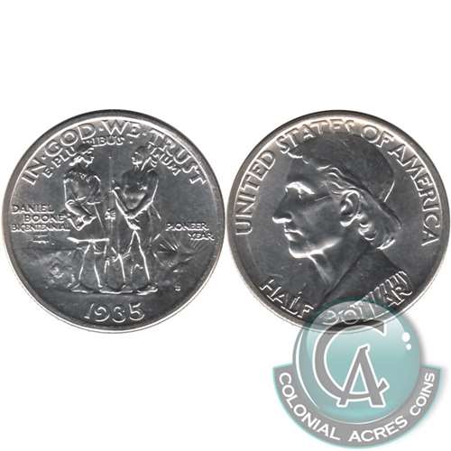 1935 S Daniel Boone Bicentennial US Half Dollar Brilliant UNC. (MS63) $