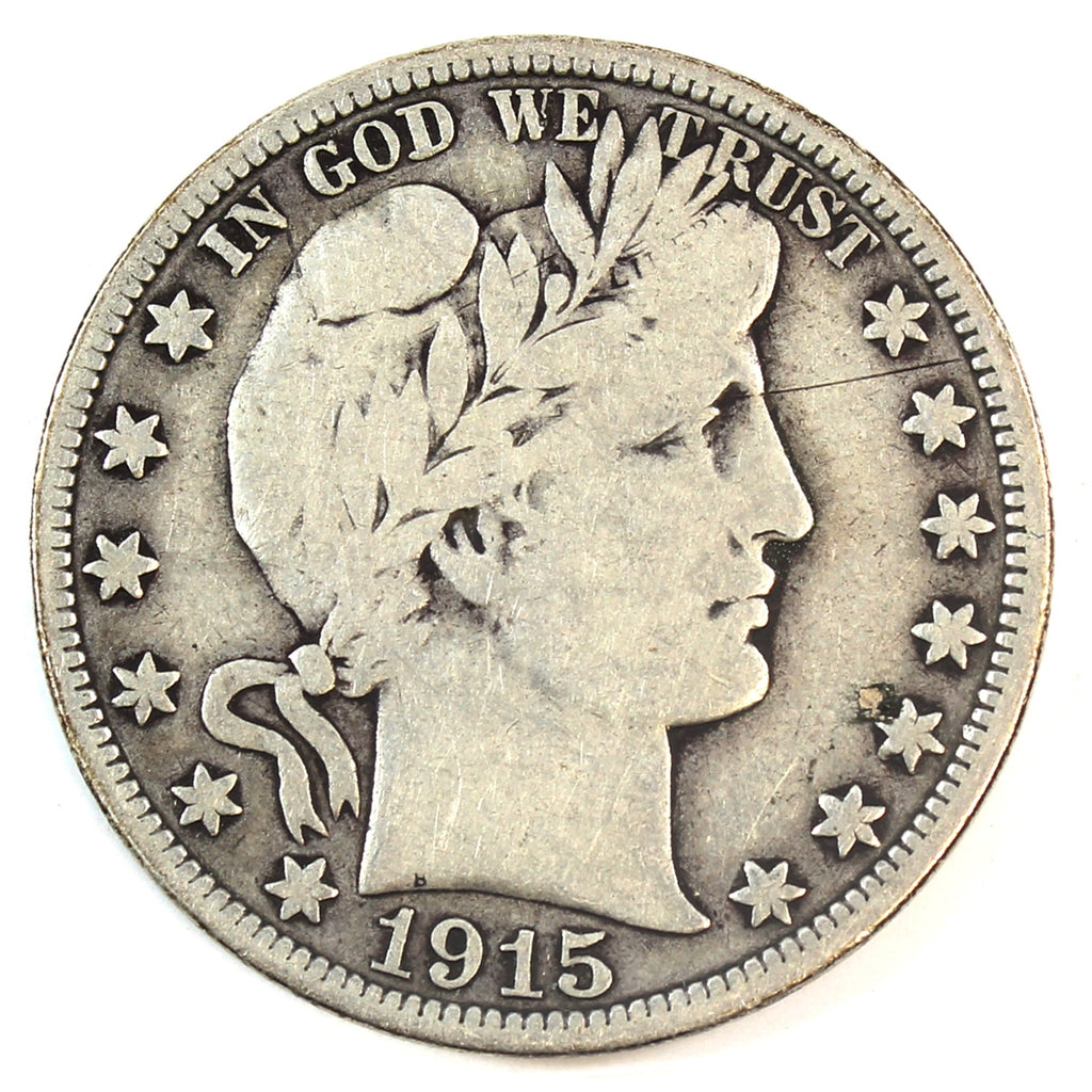 1915 D USA Half Dollar Fine (F12) $