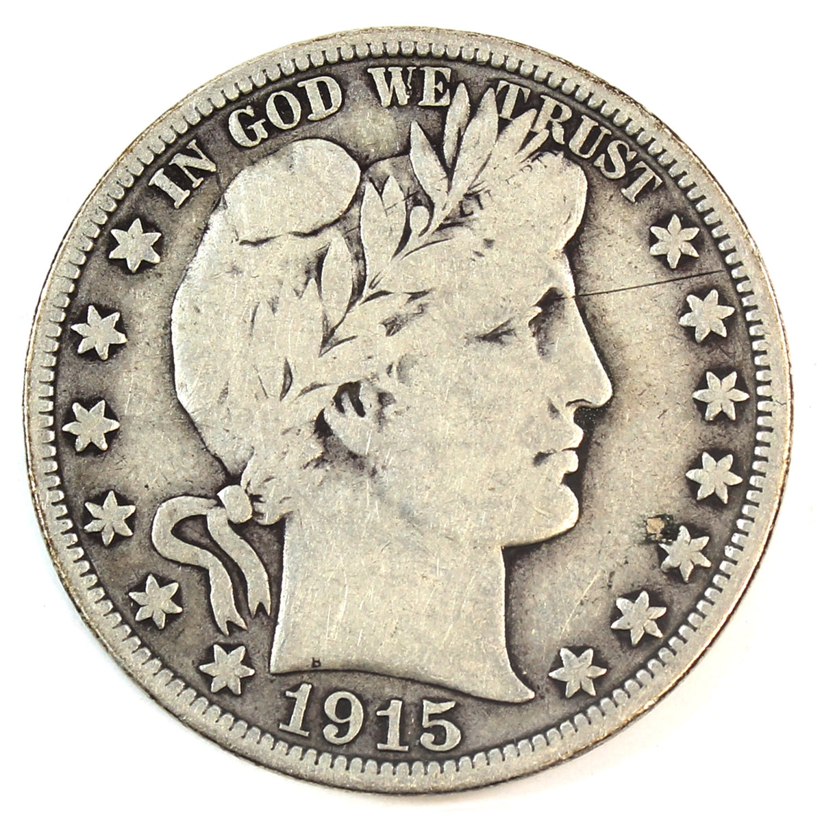 1915 D USA Half Dollar Fine (F12) $