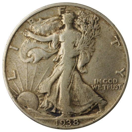 1938 D USA Half Dollar F-VF (F15) $