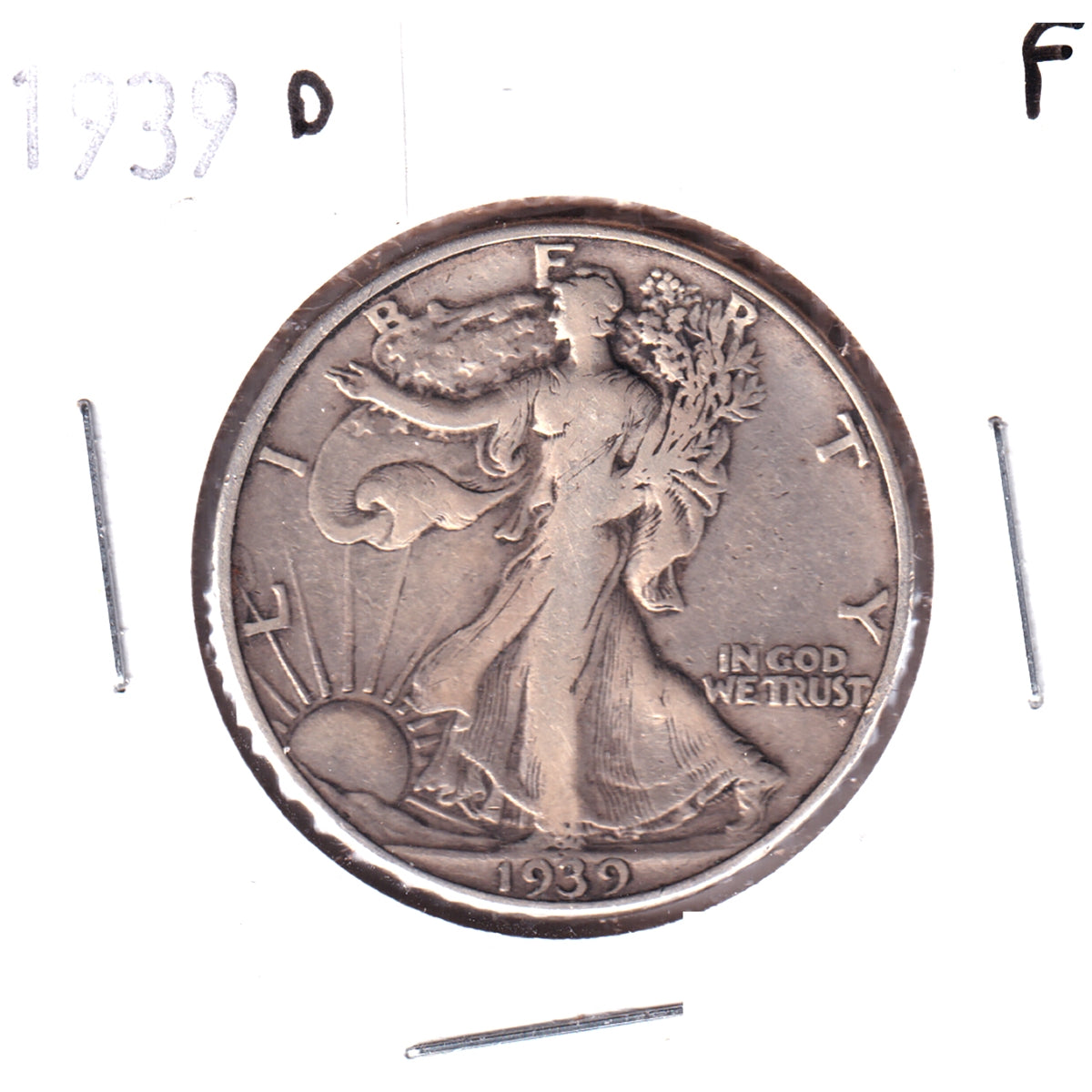 1939 D USA Half Dollar Fine (F12)