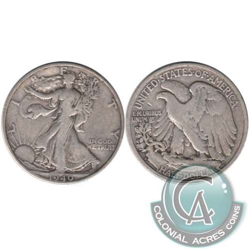 1940 S USA Half Dollar F-VF (F15)