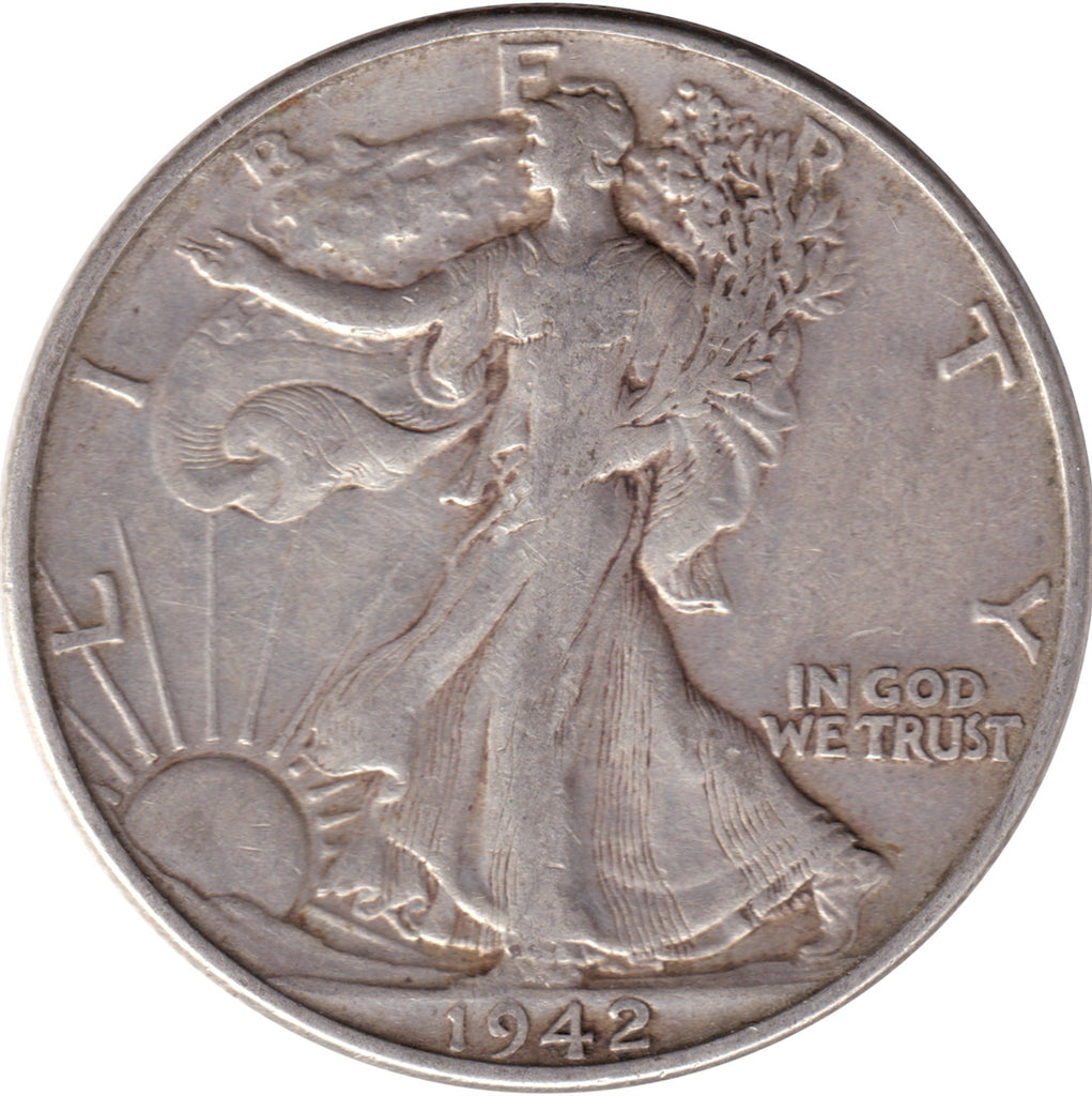 1942 USA Half Dollar VF-EF (VF30)