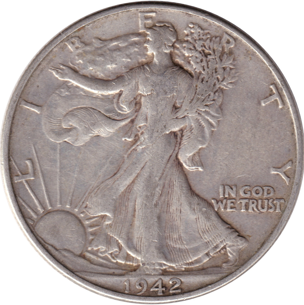 1942 USA Half Dollar VF-EF (VF30)