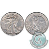 1943 D USA Half Dollar EF-AU (EF45)
