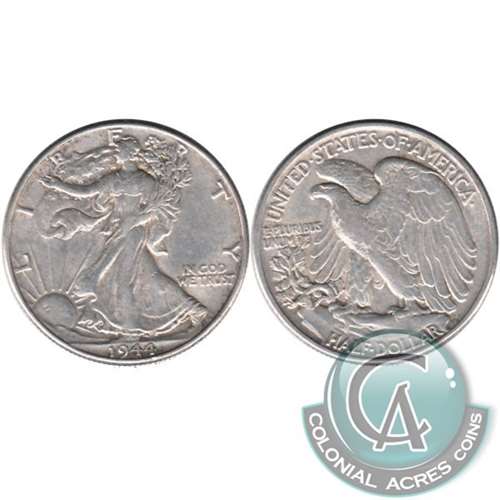 1944 USA Half Dollar Extra Fine (EF40)