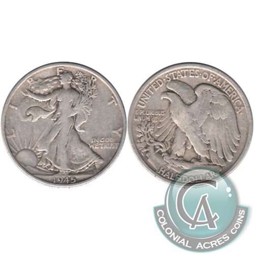 1945 S USA Half Dollar Very Fine (VF20)