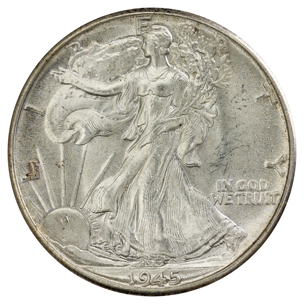 1945 USA Half Dollar Brilliant Uncirculated MS63 (MS63) $