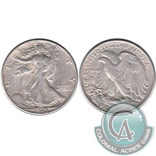 1945 USA Half Dollar Extra Fine (EF40)