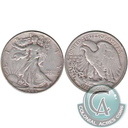 1946 S USA Half Dollar VF-EF (VF30)