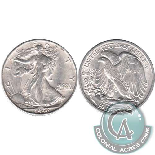 1946 USA Half Dollar Almost Uncirculated (AU50)