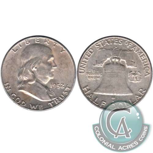 1952 D USA Half Dollar AU-UNC (AU55)