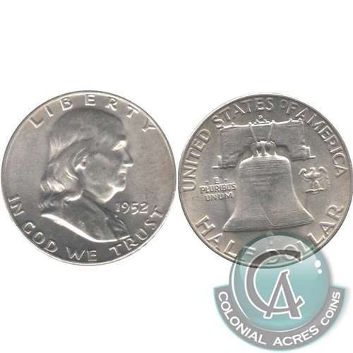 1952 D USA Half Dollar Brilliant Uncirculated (MS63)