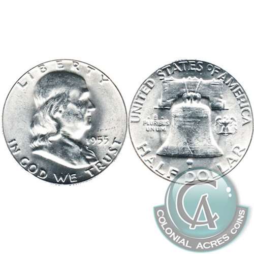1955 USA Half Dollar Brilliant Uncirculated (MS63)