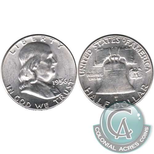 1956 USA Half Dollar Choice Brilliant Uncirculated (MS64)