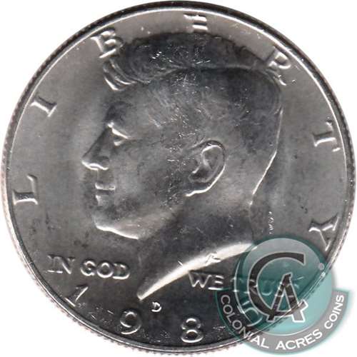 1985 D USA Half Dollar Brilliant Uncirculated (MS63)