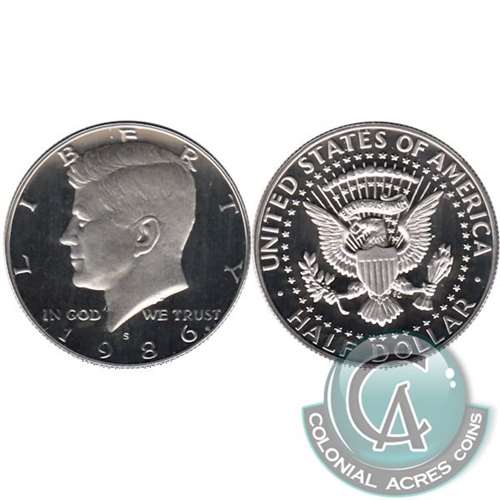 1986 S USA Half Dollar Proof