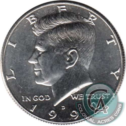 1992 D USA Half Dollar Brilliant Uncirculated (MS63)