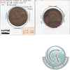 Ca. 1850 Copper USA Token A.B. Van Cott Racine Wis.