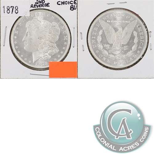 1878 2nd Reverse USA Dollar Choice Brilliant Uncirculated (MS64) $