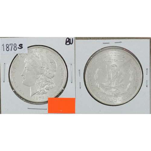 1878 S USA Dollar Brilliant Uncirculated (MS63) $