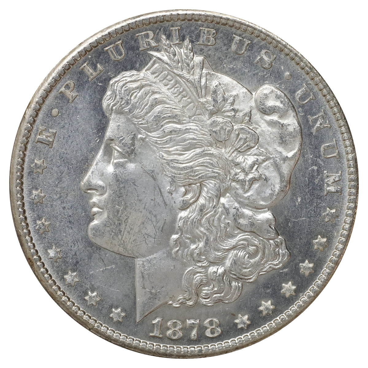1878 S USA Dollar Brilliant Uncirculated (MS63) $