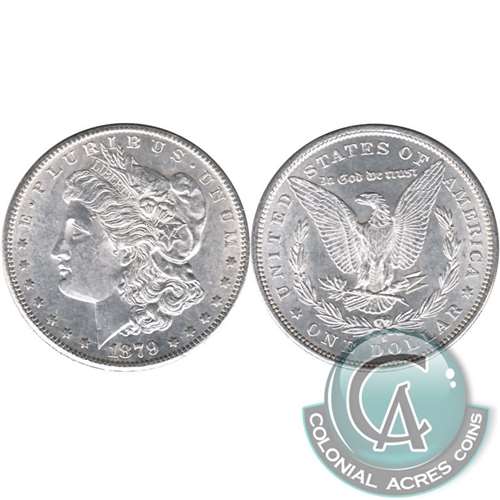 1879 S 3rd Reverse USA Dollar UNC+ (MS62) $