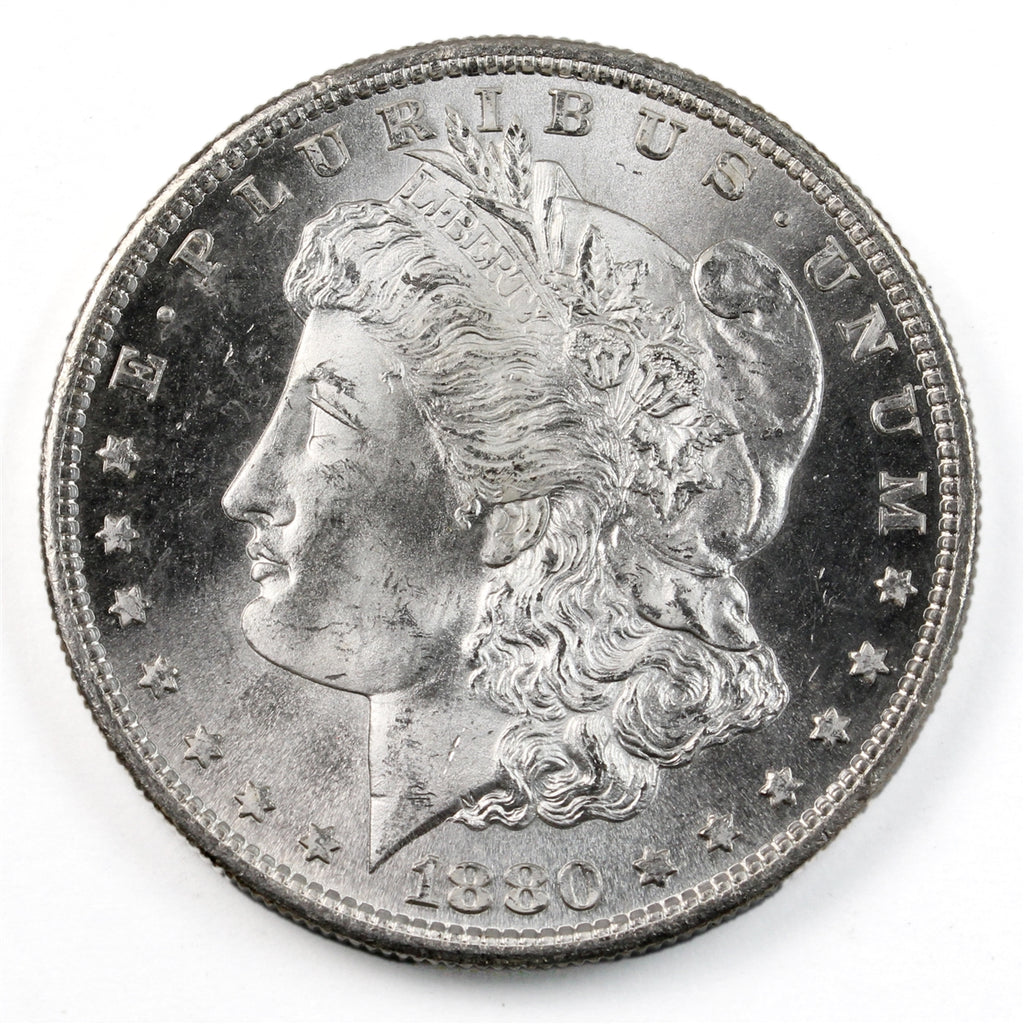 1880 S USA Dollar Choice Brilliant Uncirculated (MS64) $