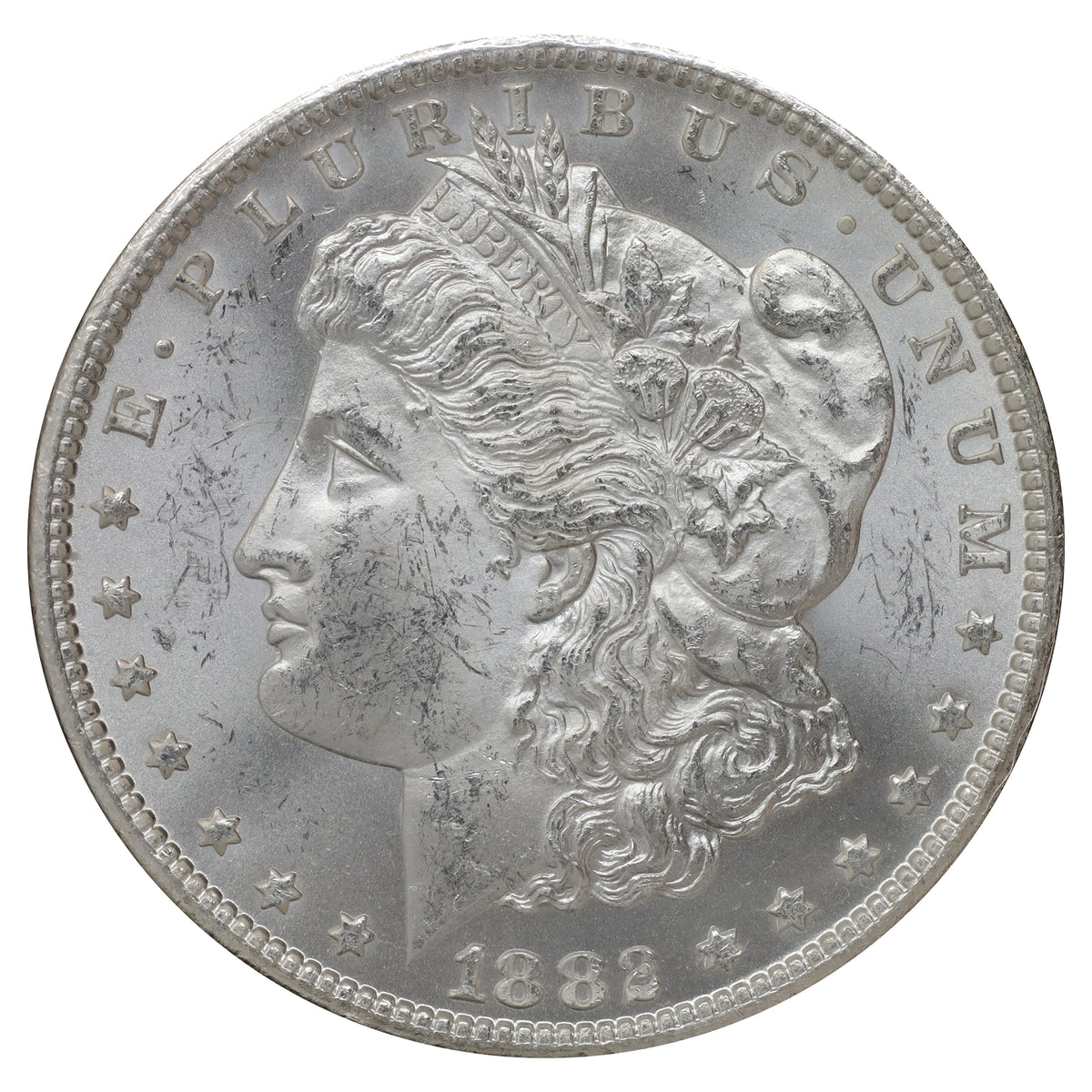 1882 CC USA Dollar Choice Brilliant Uncirculated (MS64) $