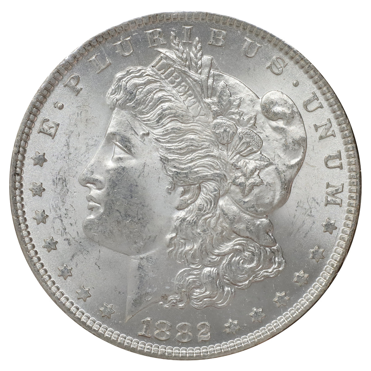1882 USA Dollar Brilliant Uncirculated (MS63) $