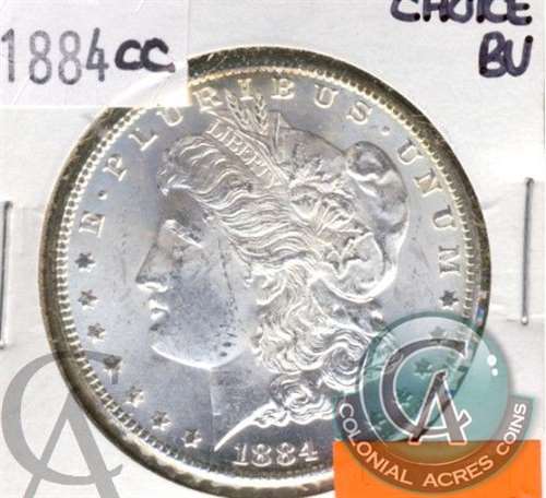 1884 CC USA Dollar Choice Brilliant Uncirculated (MS64) $
