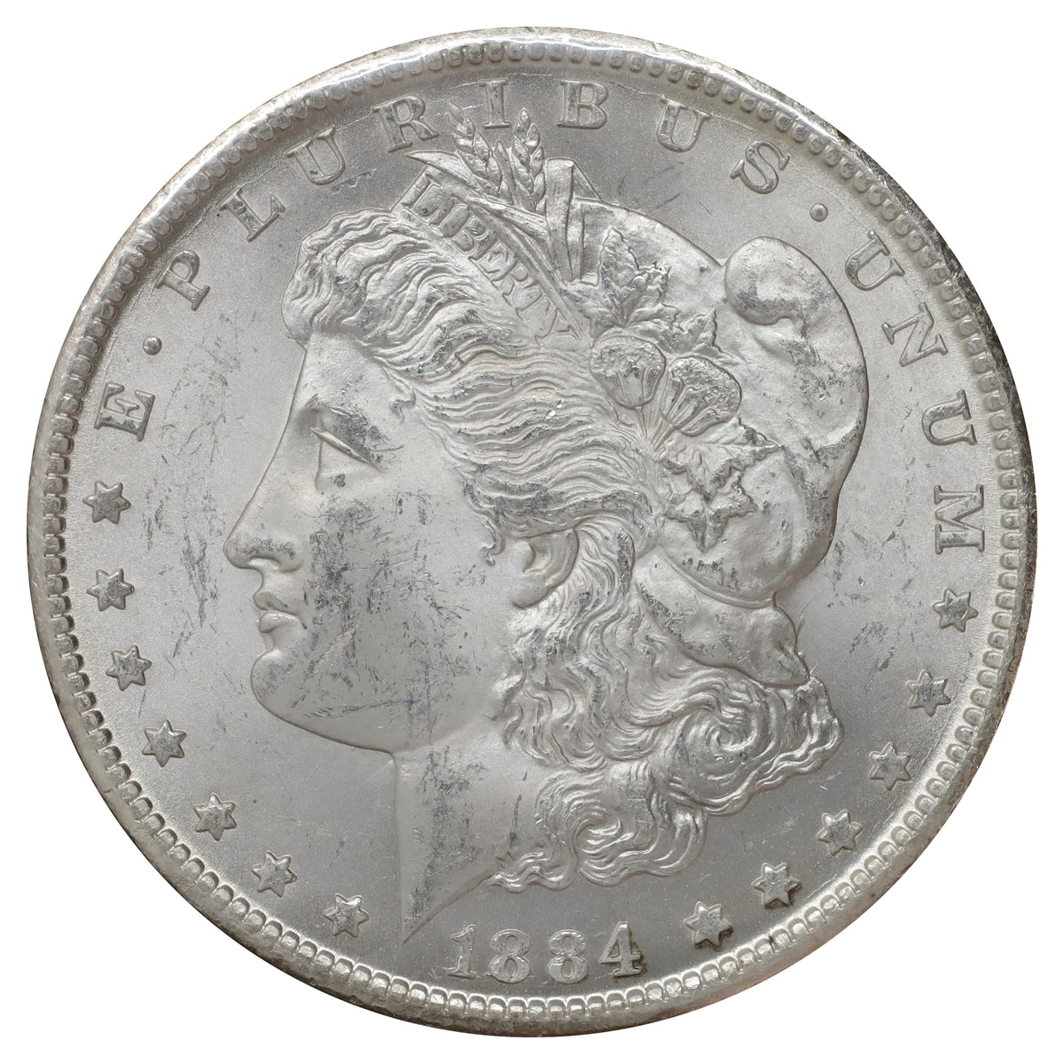 1884 CC USA Dollar Choice Brilliant Uncirculated (MS64) $