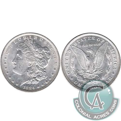 1884 O USA Dollar Brilliant Uncirculated (MS63) $
