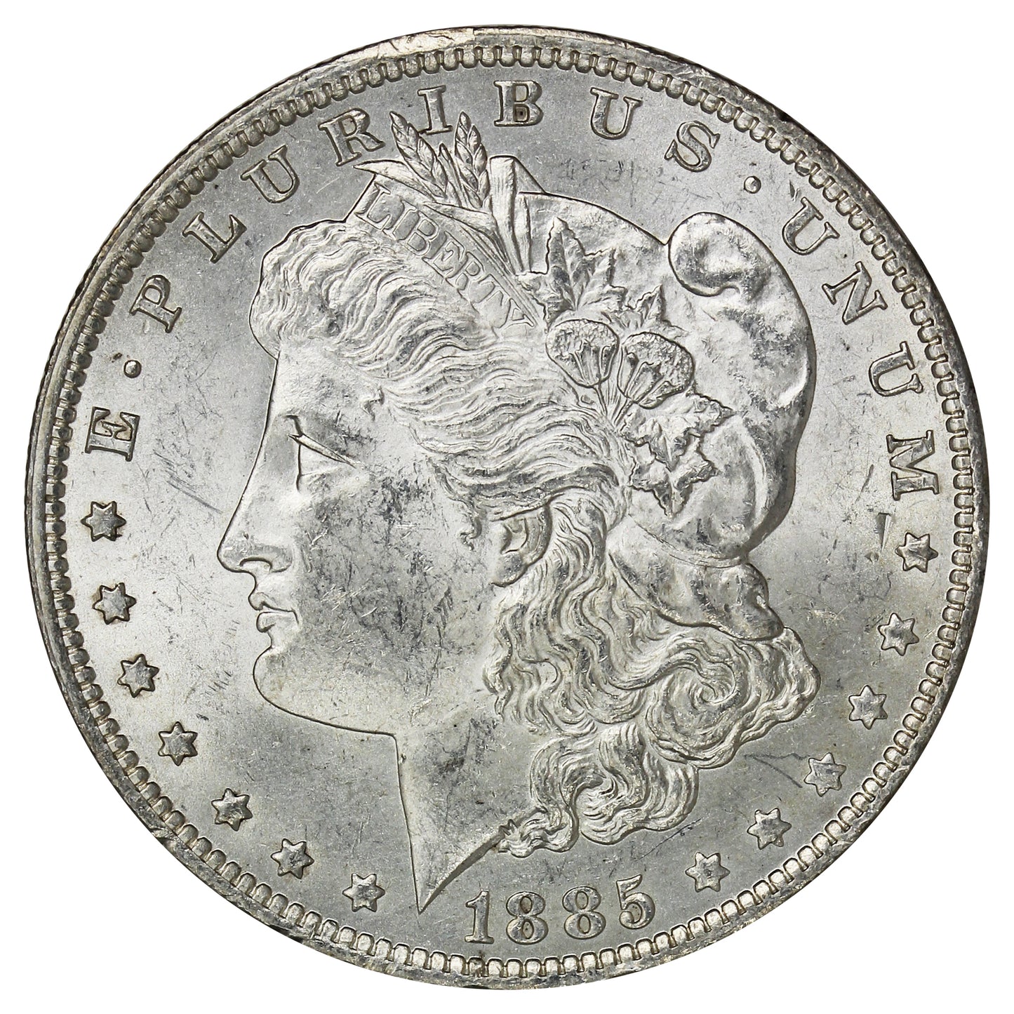 1885 O USA Dollar Brilliant Uncirculated (MS63) $