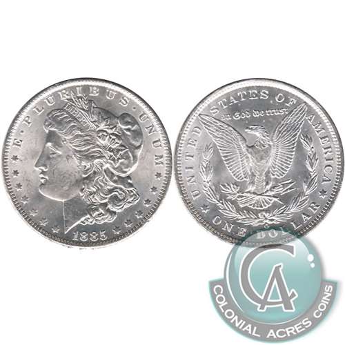 1885 O USA Dollar Choice Brilliant Uncirculated (MS64) $