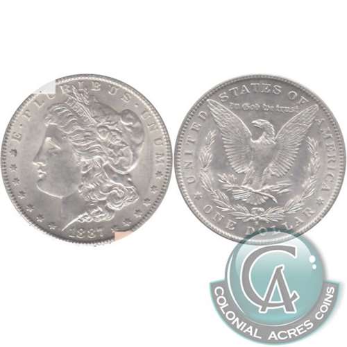 1887 S USA Dollar Uncirculated (MS60) $