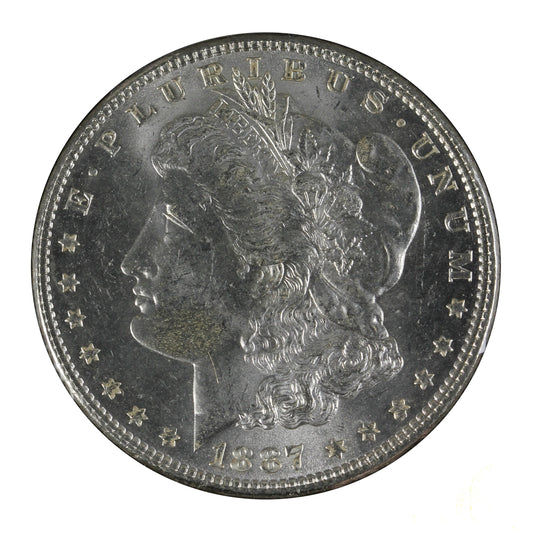 1887 USA Dollar Brilliant Uncirculated (MS63) $