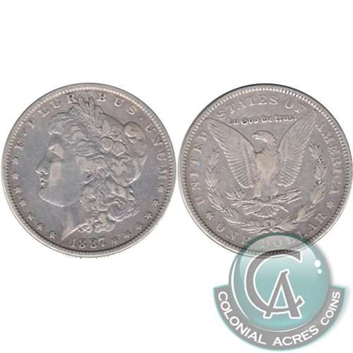 1887 USA Dollar Very Fine (VF20)