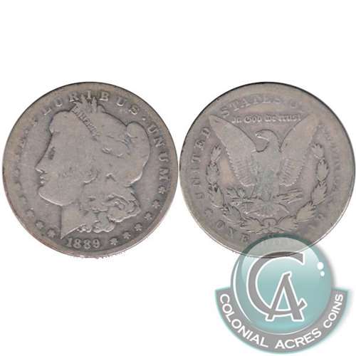 1889 CC USA Dollar About Good (AG3) $