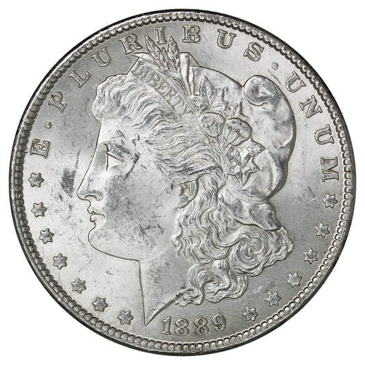 1889 USA Dollar Brilliant Uncirculated (MS63) $