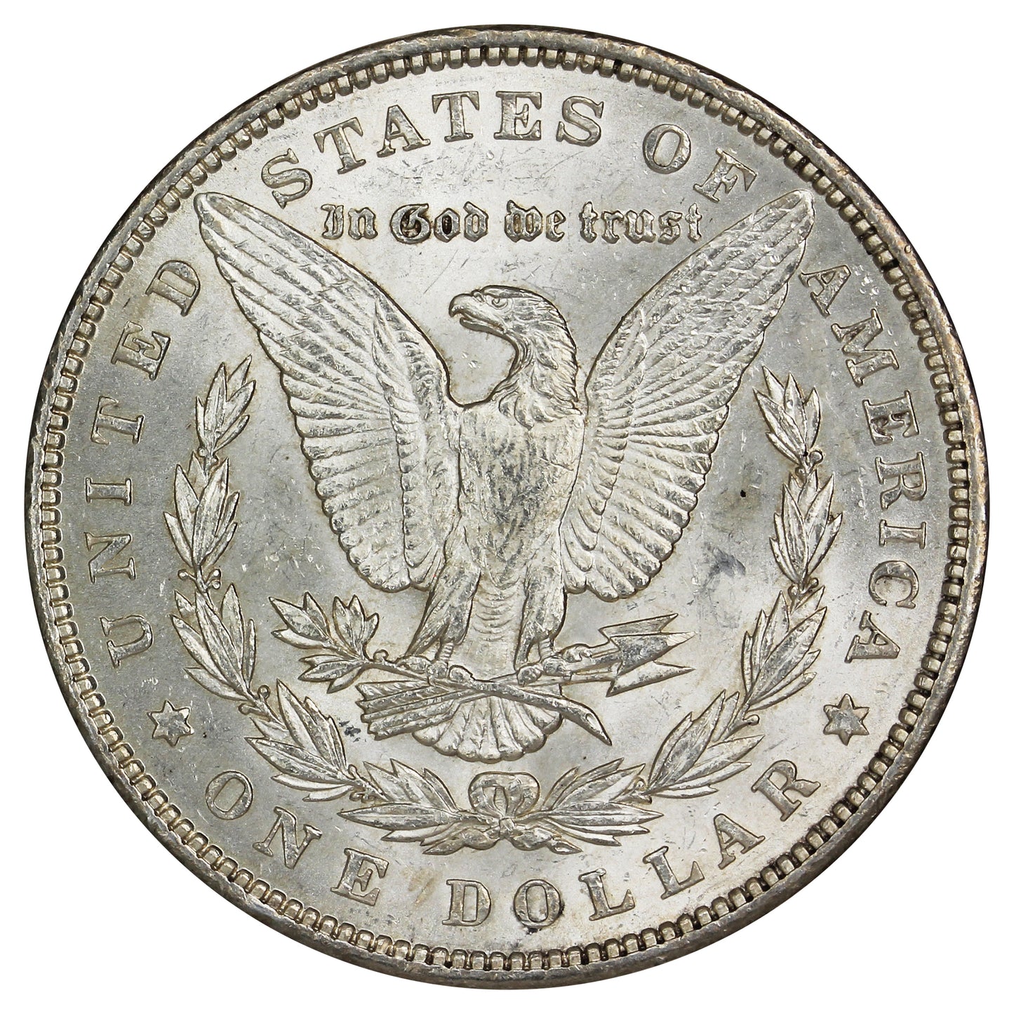 1890 USA Dollar Brilliant Uncirculated (MS63) $