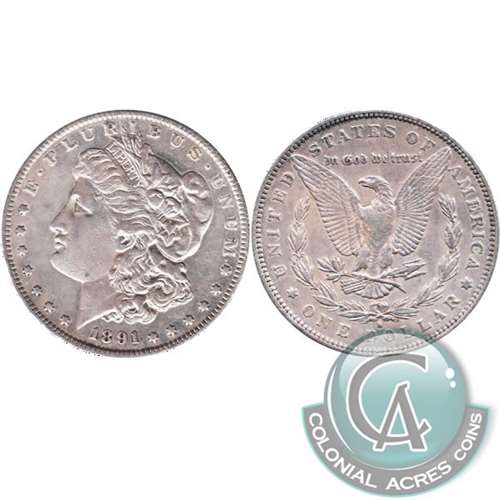 1891 S USA Dollar VF-EF (VF30)
