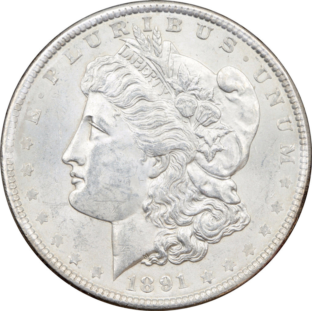 1891 USA Dollar Brilliant Uncirculated (MS63) $