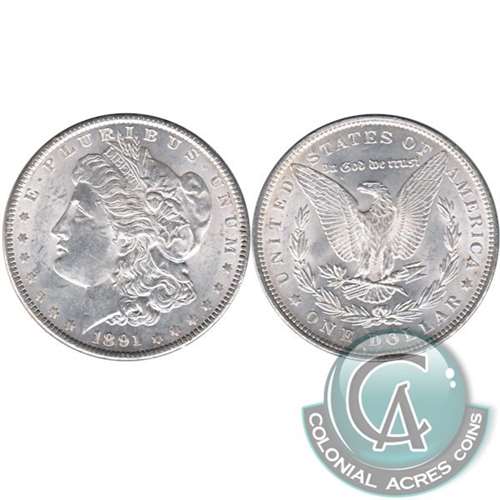 1891 USA Dollar UNC+ (MS62) $