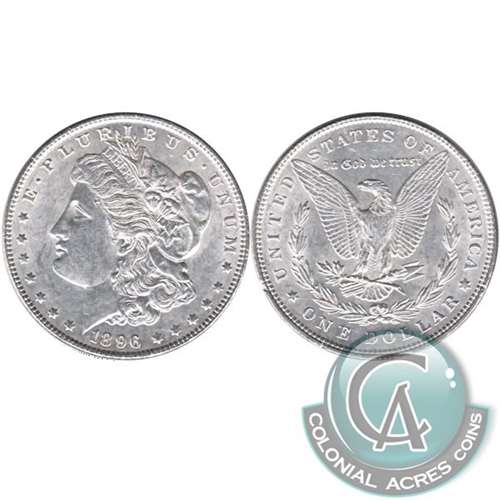 1896 USA Dollar Almost Uncirculated (AU50)