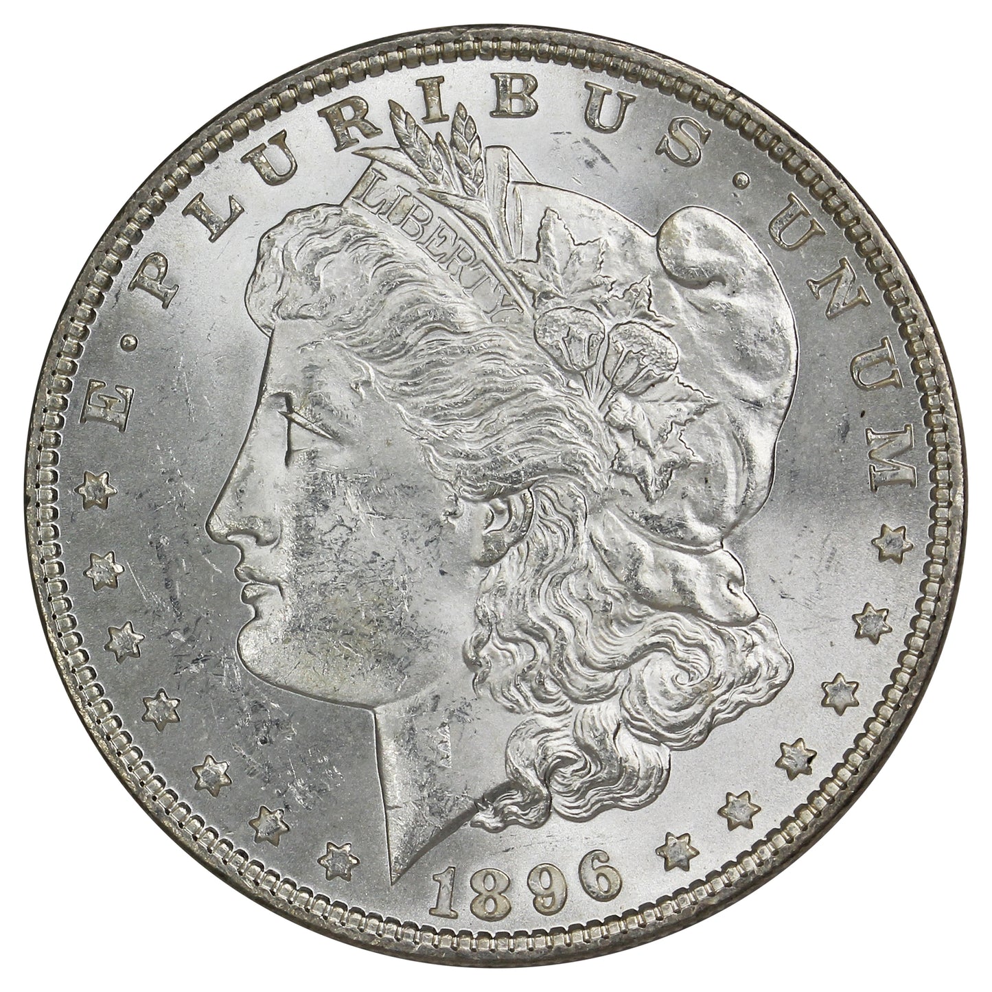 1896 USA Dollar Choice Brilliant Uncirculated (MS64) $