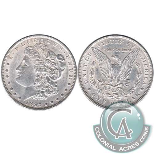 1897 USA Dollar Almost Uncirculated (AU50)