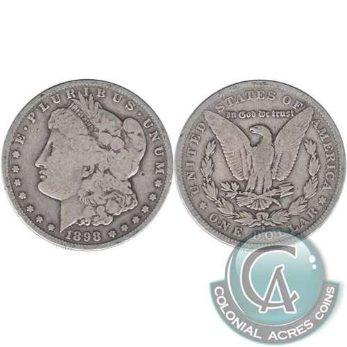 1898 S USA Dollar Good (G4)